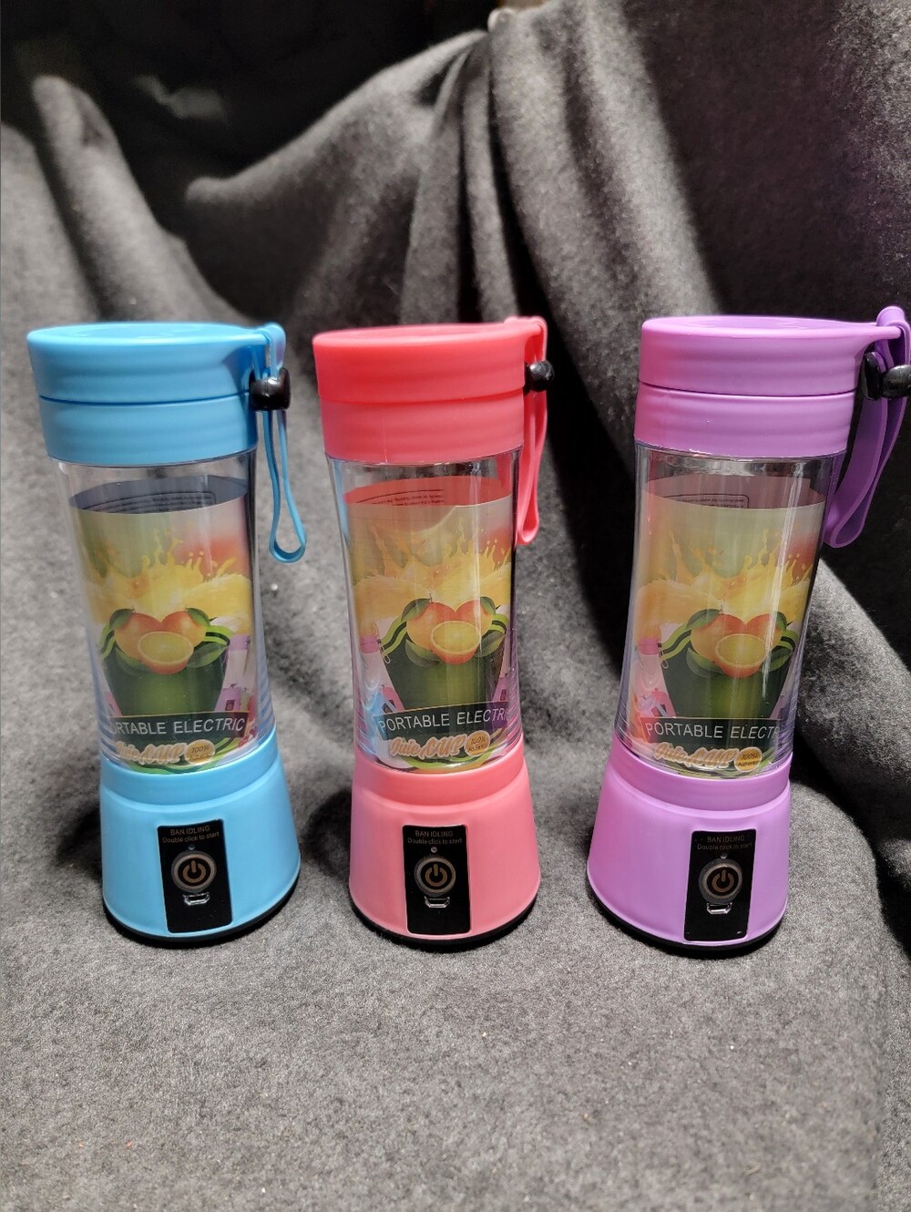 Portable Personal Blender - Blue, Pink, Purple